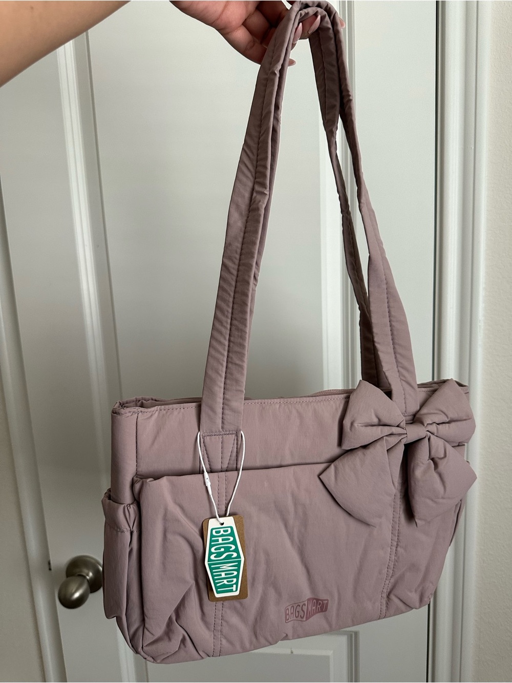 NEW Bagsmart Pinkish/Purple Mini Tote Bag
